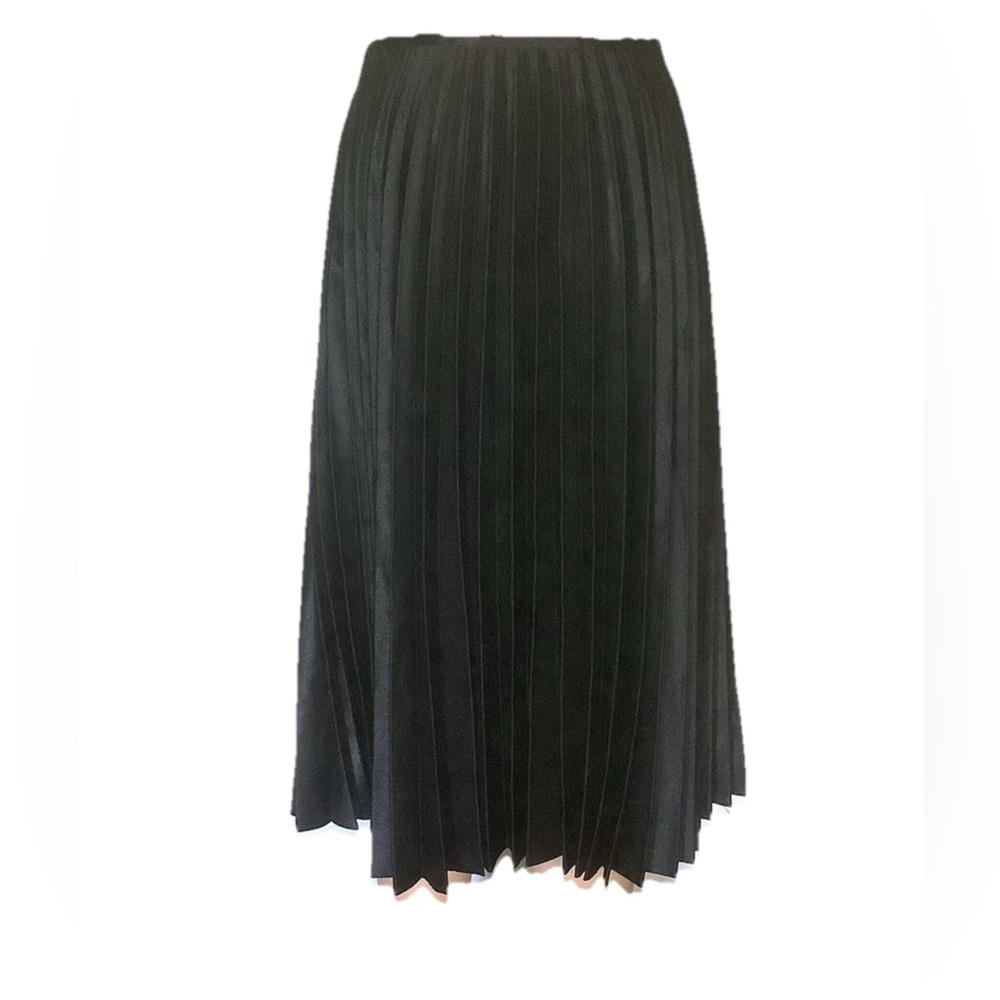 Banana Republic Midi skirt pleated size 4 black nwot - Picture 4 of 8